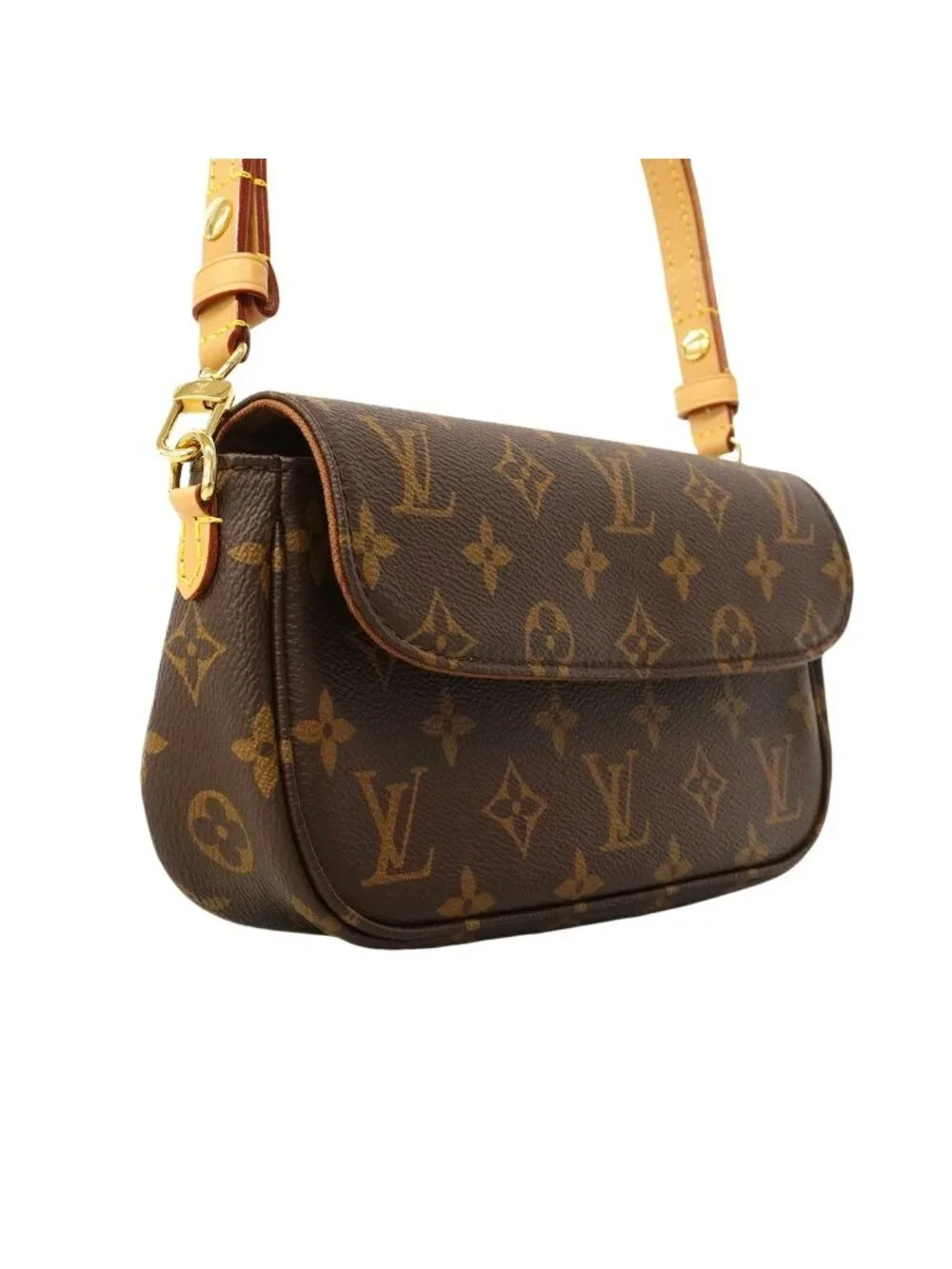 Louis Vuitton Shoulder Bag Monogram Wallet on Chain Ivy Brown